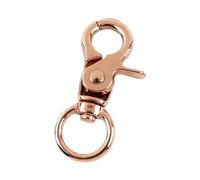 Ganchos De Metal Giratorio 5/10/20/30/40/50Pcs 10/13mm Small Carabiners Metal Buckles For Bag Strap Collar Swivel Lobster Clasp(RoseGold-13mm,5Pcs)