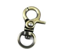 Ganchos De Metal Giratorio 5/10/20/30/40/50Pcs 10/13mm Small Carabiners Metal Buckles For Bag Strap Collar Swivel Lobster Clasp(Brass-10mm,30Pcs)
