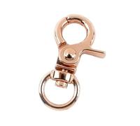 Ganchos De Metal Giratorio 5/10/20/30/40/50Pcs 10/13mm Small Carabiners Metal Buckles For Bag Strap Collar Swivel Lobster Clasp(RoseGold-10mm,10Pcs)