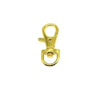 Ganchos De Metal Giratorio 5pcs Metal Swivel Lobster Clasp Making Leather Bag Handbag Strap Connector Pendant Keyring Key Ring(Gold)