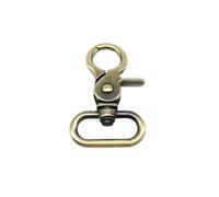 Ganchos De Metal Giratorio 5pcs Swivel Lobster Leather Bag Handbag Purse Shoulder Strap Belt Clasp Clip Trigger Buckle Key Ring(Brass,Inside wide 20mm)