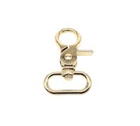 Ganchos De Metal Giratorio 5pcs Swivel Lobster Leather Bag Handbag Purse Shoulder Strap Belt Clasp Clip Trigger Buckle Key Ring(Light gold,Inside wide 25mm)