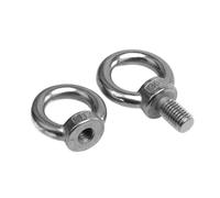 Ganchos de ojo, Perno de argolla de acero inoxidable 304 | Cuerda de cable de elevación marina de varios tamaños 5/2/1 piezas(Eye bolt,M8 (2Pcs))