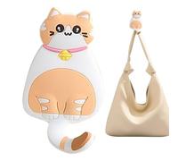 Ganchos de pared adhesivo - Gancho de llave adhesiva creativa | Gancho de montaje de toalla para toallas de camping para niños animales | Puerta de llave para mascotas para decoración