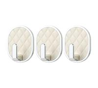 Ganchos de pared adhesivos - ABS 8x6x2.5cm | Percha impermeable sin taladrar | Ganchos extraíbles adhesivos para puerta de ducha, dormitorio, sala de estar, cocina y doméstico