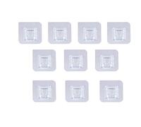 Ganchos de pared adhesivos de doble cara, impermeables, a prueba de aceite, reutilizables, sin costuras, para cocina, baño, puerta, toalla, soporte para abrigos, perchas de pared con succión sobre