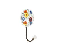 Ganchos de pared de cerámica para sombreros y abrigos, Colgadores de Pared, diseño vintage, 4 opciones