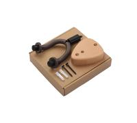 Ganchos de pared de madera maciza de nogal y haya para guitarra/violín/mandolina/ukelele/bajo, adecuados para soportes de estudio, hogar, aula (estilo haya B)