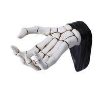 Ganchos De Pared En Forma De Mano - Colgador De Mano De Resina Duradero, Soporte Único Para Llaves De Mano Esqueleto - Decoración De Pared Gótica Multifuncional, Organizador De Llaves Montado