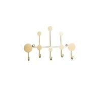 Ganchos de Pared Gancho de Pared Creativo nórdico for Almacenamiento, Llavero, Perchero for habitación, decoración del hogar, Entrada, Negro, Dorado, 1 ud.(Gold)