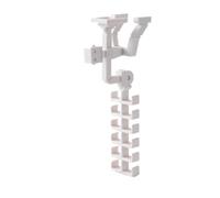 Ganchos de pared, ganchos adhesivos para toallas, multiusos, material ABS, diseño de ornamentación funcional, estante en forma de robot para puerta, mochila, entrada, cinturón, mochila escolar