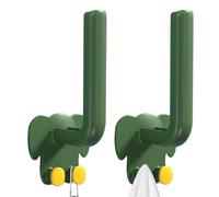 Ganchos de pared, ganchos para la pared,Colgador de ropa de elefante juego de 2 - Ganchos de multipropósito para el baño Cocina para la cocina Lavandería para el hogar Compañía de inodoros Uso d