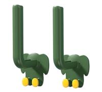 Ganchos de pared, ganchos para la pared - Colgadora de bufanda de elefante de 2,Ganchos de multipropósito para el baño Cocina para la cocina Lavandería para el hogar Compañía de inodoros Uso de