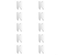 Ganchos de pared no perforados hechos de acero inoxidable con acabado inoxidable y tiras fuertes para colgar de forma segura obras de arte y fotos