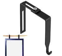 Ganchos de pared para cubículos, colgador multifuncional para puerta de cubículo, colgador ajustable para cubículos, espejo sobre puerta, colgador de cubículo, colgador de pizarra blanca, gancho de