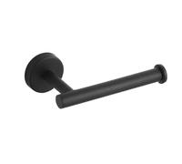 ganchos de pared, Perchero Ganchos for baño Montaje en pared Juego de accesorios negro mate Barra for toallas acero inoxidable Anillo for Soporte for papel Gancho for , gancho(Black Paper Holder)