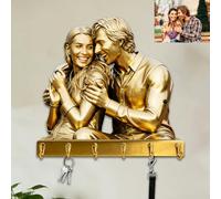 Ganchos de pared personalizados con impresión plana 2D para guardar llaves, para colgar el nombre, para decoración del hogar, regalo para pasillo