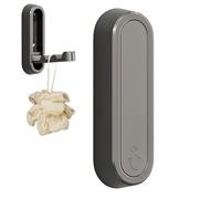 Ganchos de pared plegables - Gancho de aluminio para ropa, pinza de pared que ahorra espacio, tira retráctil, estante de pared multigancho para abrigos, toallas, mochilas, organizador de entrada para