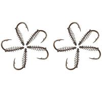 Ganchos de pesca Creative Spring Twist Lock Gancho de pesca con púas Multi Función Gancho de pesca al aire libre Accesorios para aparejos de pesca 10 unids 6 tipoBien gestionado