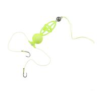 Ganchos de pesca de metal con doble gancho para agua salada y agua dulce, adecuados para pescadores, desde principiantes hasta expertos (13#)