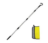 Ganchos de piscina para postes - Herramienta multifuncional de acero inoxidable resistente, accesorios de poste de piscina, para pared del suelo, patio, casa, almacenamiento, mantenimiento, llenado