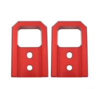 Ganchos de remolque delanteros de enganche de remolque, accesorio de recuperación de aleación de aluminio, se adapta a Tacoma 2004-2026 y para 4Runner 2025-2026, rojo, ligero, 624 g, juego de 2