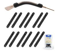 Ganchos de silicona antideslizantes para gafas, gafas, gafas, gafas, gafas, gafas, mangas, retenedores, elásticos, para deporte, juego, lectura (12 pares)