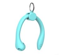 Ganchos de silicona de perfil bajo para AirPods que añaden un volumen mínimo mientras maximizan la retención de agarre y el uso diario (verde menta)