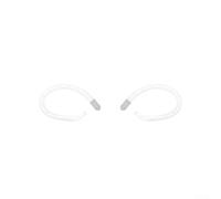 Ganchos de silicona que se ajustan al cuerpo para Samsung Buds 4 y Buds 4 Pro que se mantienen en su lugar durante correr, ciclismo y desplazamientos urbanos (blanco)