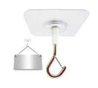 Ganchos De Techo Adhesivo, No Agujeran La Autogestión De La Pared - Perchero De Pared De Servicio Pesado Con Hebilla De Seguridad Decoración Del Hogar Pegajosa Para El Porche De Campaña De Viento Lint