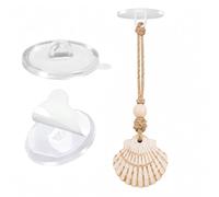 Ganchos de techo autoadhesivos, transparentes, botones adhesivos con ojal, 5, 20 o 100 unidades, para colgar etiquetas de precio, elementos decorativos, etc., 20 unidades