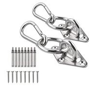 Ganchos de Techo de suspensión para Hamaca, Bolsa de Boxeo, Gancho de Techo con Pernos de expansión, Acero Inoxidable 304, para Entrenamiento de suspensión de Gimnasio, Yoga, Columpio, trapeto