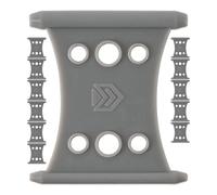 Ganchos de toldo para riel de tubería, paquete de 12, en gris, de silicona, para rieles de tubería con ∅ 5-6mm y ∅ 7-8mm, colgador de 65 x 60 mm, gancho de tubería para toldo de caravana