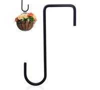 Ganchos de valla para cadena de luces | Soporte resistente para macetas, ganchos para macetas de valla, para guirnaldas de luces, guirnalda, farol, de pájaros, equipo de piscina, interior y