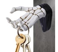 Ganchos decorativos de pared, novedosos ganchos únicos para llaves de pared, versátiles decoración de pared de terror, soporte de pared de resina, colgador de pared para el hogar