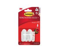 Ganchos Diseñadores Blancos Pequeños Command™ (Paquete 2) COM17082