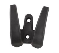 Ganchos dobles de nailon resistente para Segway para scooter eléctrico ZT3 Pro - Accesorio de almacenamiento de doble garra de montaje frontal para equipo de viaje seguro, color negro