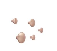 Ganchos Dots Metal 5uds. Rosa