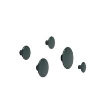 Ganchos Dots Metal 5uds. Verde Oscuro