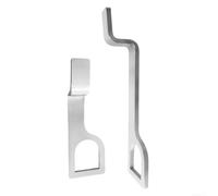 Ganchos Extensión Portón Acero Inox T5 T6 Sin Herramientas(2PCS) | Acero inoxidable, instalación sin herramientas, evita cierre peligroso, compatible T5 T6, carga segura