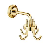 Ganchos for abrigos de pared alta resistencia, tornillo giratorio en soporte for llaves, estante organizador Metal a prueba agua, toalla colgante, paquete sombrero, bolsa for entrada, baño, cocina