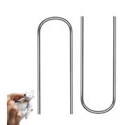 Ganchos Generales En Forma De U - 100 Piezas De Alambre Metálico Resistente Al Calor Con De Almacenamiento | Anillos Para Colgantes De Cerámica, Decoraciones De Horno, Accesorios