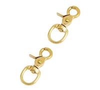 Ganchos giratorios de latón, 2 piezas de hebilla de cinturón de latón, clips de langosta, accesorio de bricolaje para manualidades, bolso, llavero, bolso, correa, colgantes, 20 x 71 pulgadas