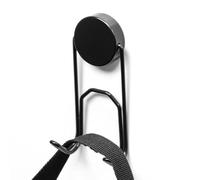 Ganchos giratorios magnéticos multiusos, no requiere herramientas, uso con cualquier superficie ferrosa o discos de acero con respaldo adhesivo incluidos, perfectos para abrigos, sombreros y bolsas