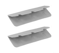 Ganchos inflables para barco, 2 unids Seat Hook Clips 172x60mm para Kayak RIB Soportes Accesorios de bote Negro Blanco Plástico (blanco)