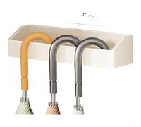 Ganchos magnéticos de cocina para puertas de refrigerador, no requiere taladro, diseño robusto de acero al carbono y aluminio para organizar pequeños artículos del hogar (L)