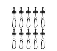 Ganchos magnéticos for Acampar, Resistentes, separables, for Exteriores, for Carpas, toldos, mosquetones, Accesorios de Herramientas, 1-30 Unidades(10pcs)