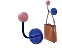 Ganchos magnéticos fuertes, ganchos de vestido de diseño de bolas de colores, almacenamiento de servicios públicos para cabinas de cruceros de herramientas