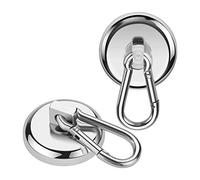 Ganchos Magnéticos, Imanes con Gancho, Super fuerte ganchos de imán de neodimio ganchos magnéticos de 32mm,Pared para los Accesorios de Cocina Almacenamiento,2 Piezas