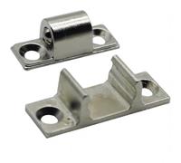 Ganchos Metal Campana Extractora Fijación Segura 35mm | Ganchos metal robustos, 35mm longitud, altura 30.5mm, profundidad 11.7mm, acabado plateado